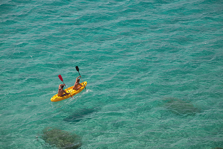 A sports april may kayak