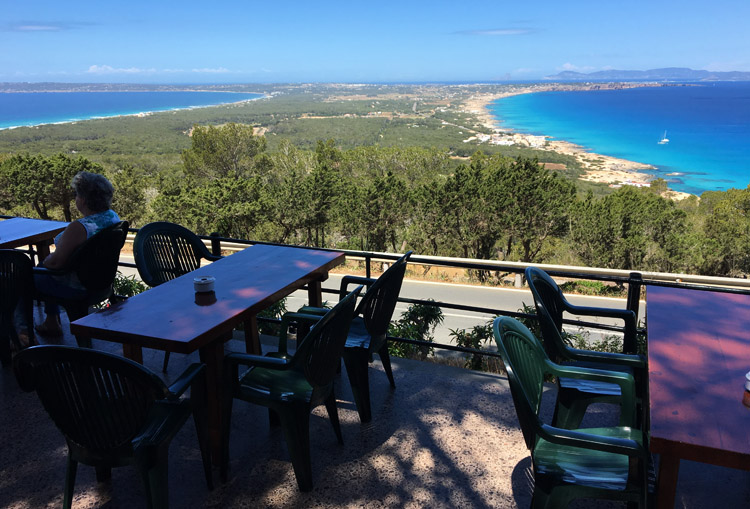 Formentera one day trip viewpoint