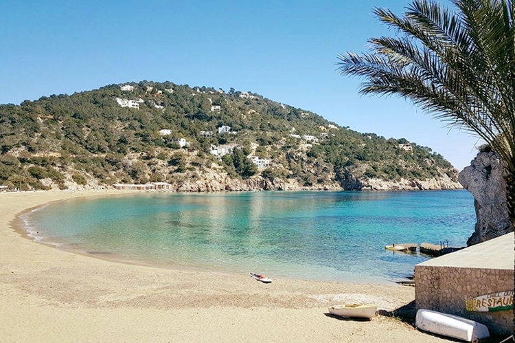 beaches east Ibiza cala sant vicent