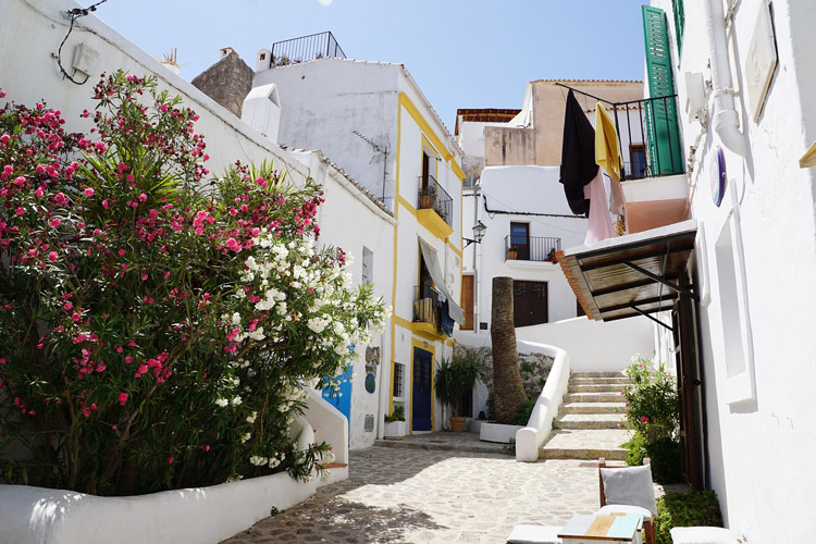 a outdoor ibiza stroll