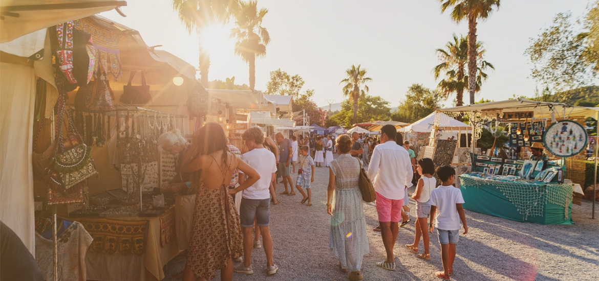 las dalias ibiza market