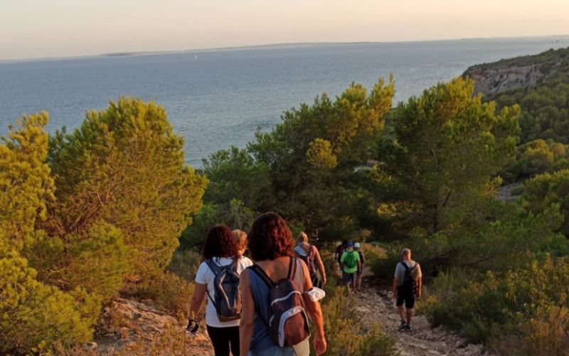 5 rutas de senderismo en Santa Eulalia que terminan en una cala