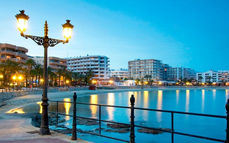 Have a walk to the village of Santa Eulària des Riu.
